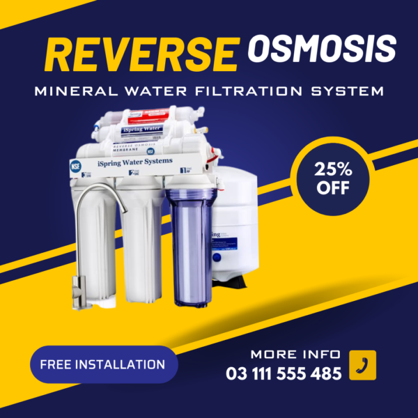 aqua 7 stages reverse osmosis system in Pakistan