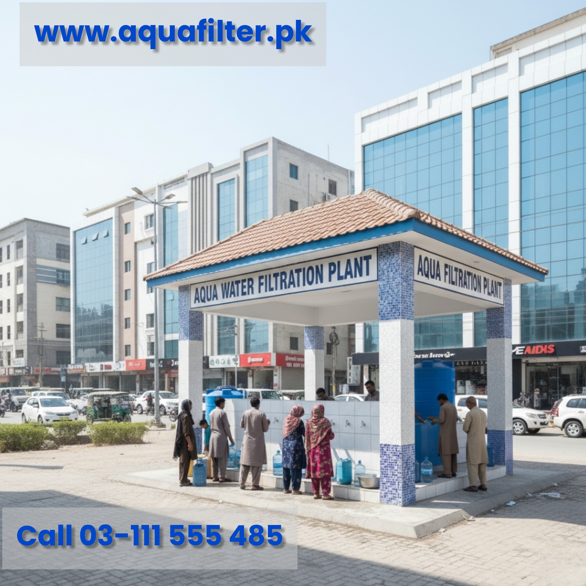 community water filtration Plant in Pakistan